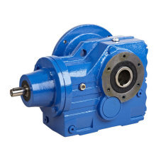 K Solid Shaft Output Foot Mounted Helical Gear Reducer